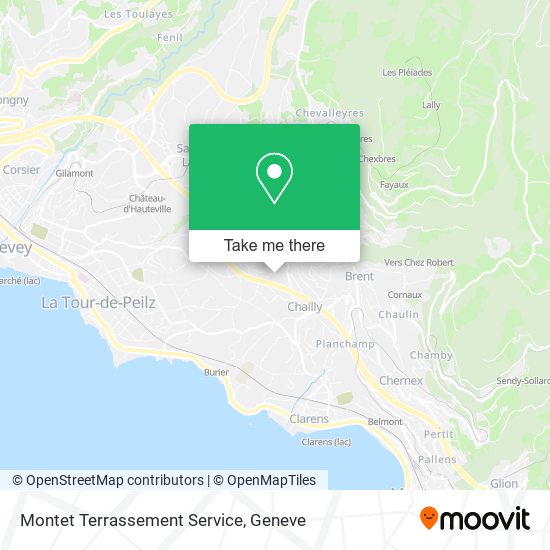 Montet Terrassement Service map