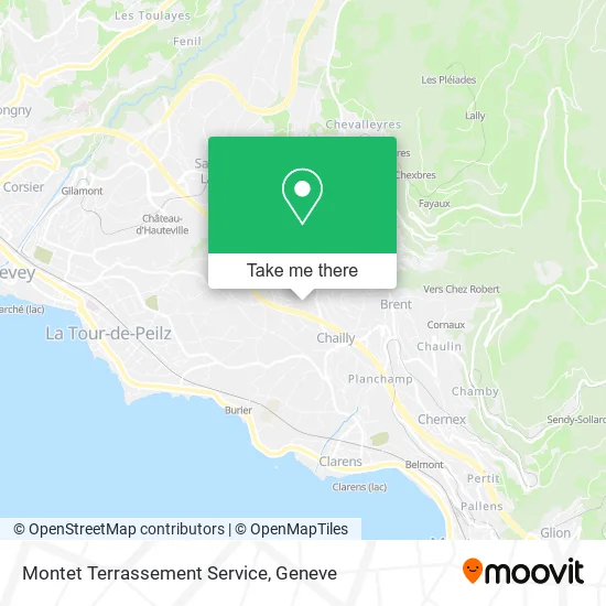 Montet Terrassement Service map