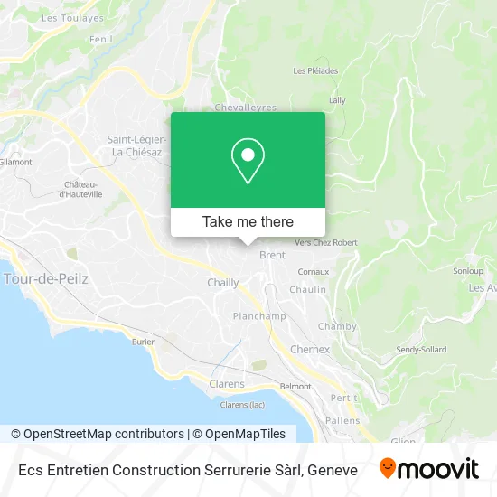 Ecs Entretien Construction Serrurerie Sàrl map