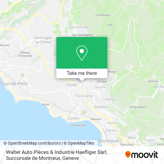 Walter Auto Pièces & Industrie Haefliger Sàrl, Succursale de Montreux map