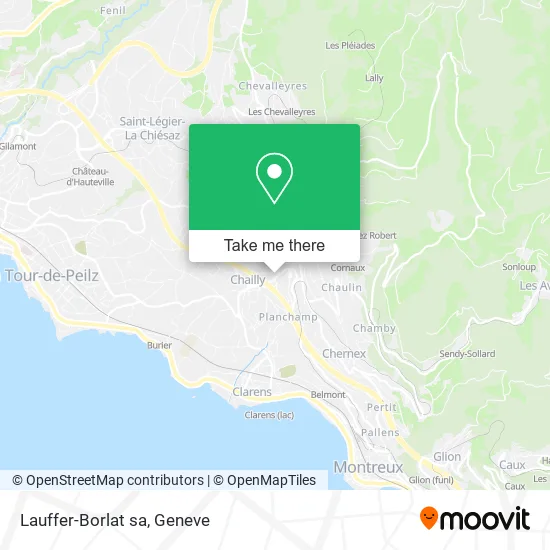 Lauffer-Borlat sa map