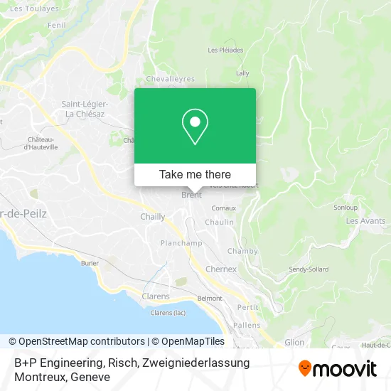 B+P Engineering, Risch, Zweigniederlassung Montreux map