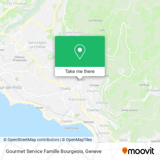 Gourmet Service Famille Bourgeois map