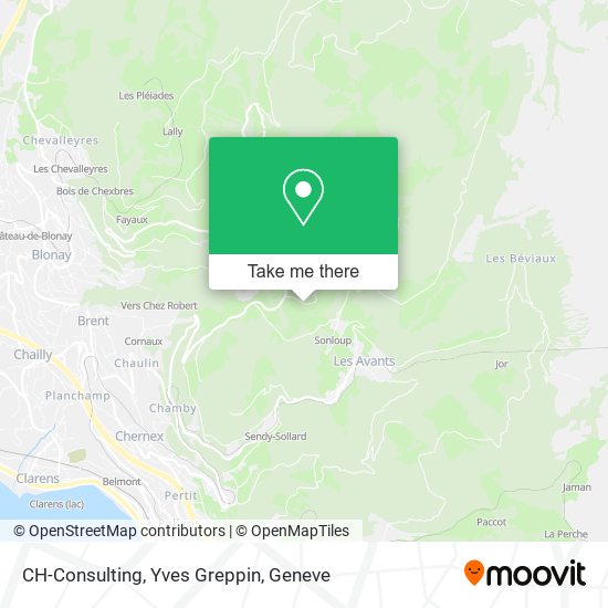 CH-Consulting, Yves Greppin map