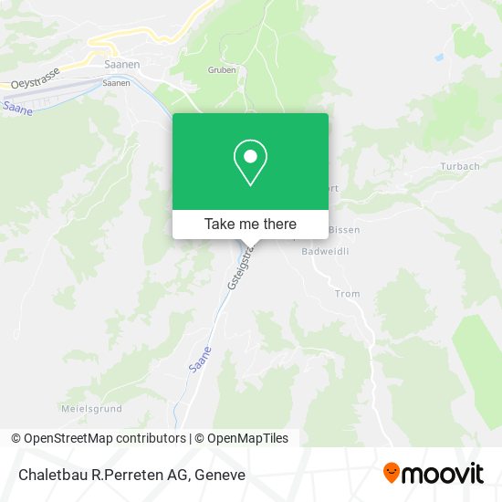 Chaletbau R.Perreten AG map