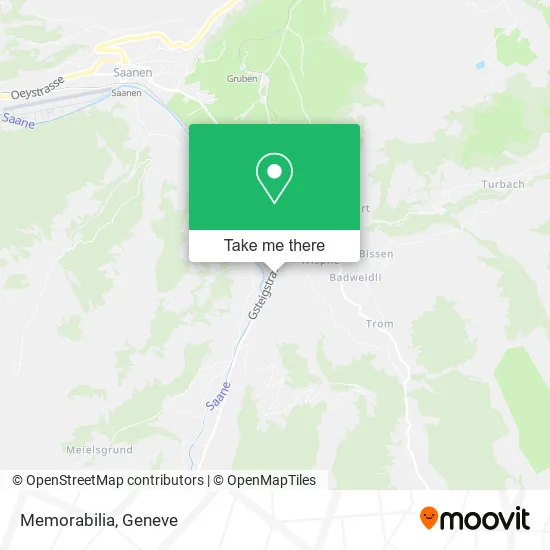 Memorabilia map