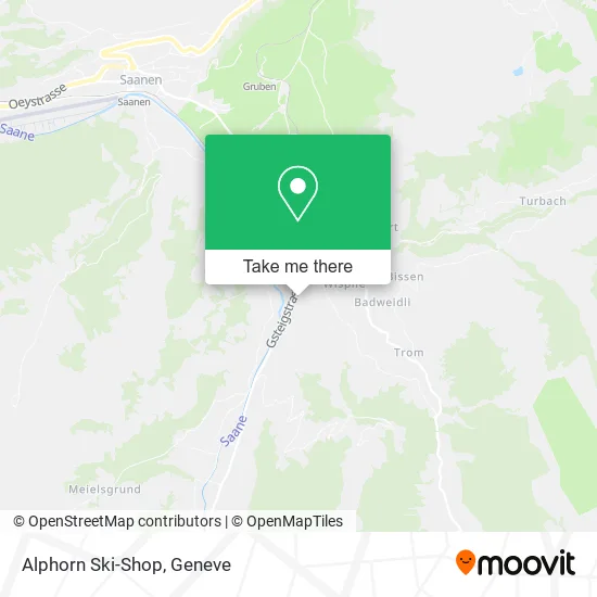 Alphorn Ski-Shop map