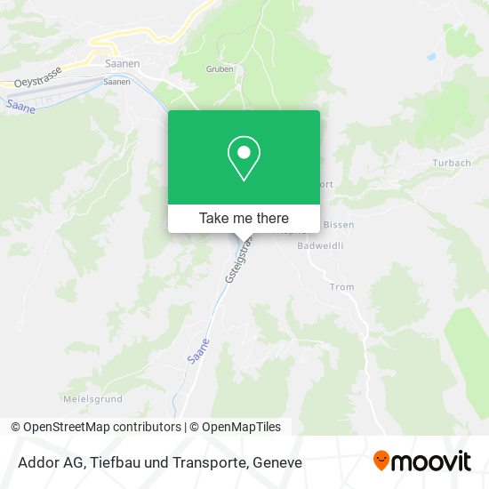 Addor AG, Tiefbau und Transporte map