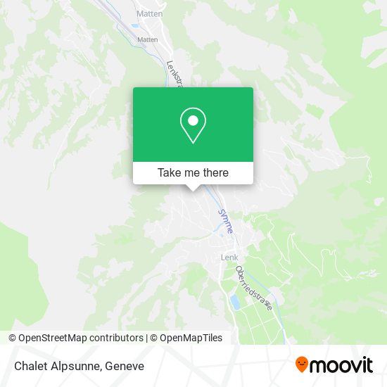 Chalet Alpsunne map