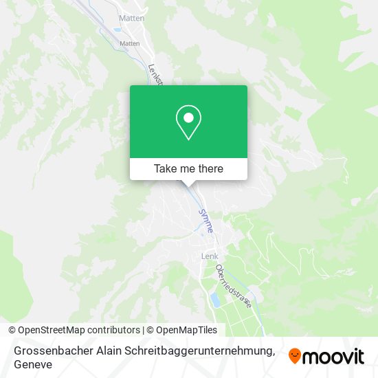 Grossenbacher Alain Schreitbaggerunternehmung map