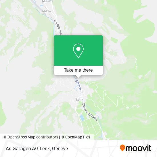 As Garagen AG Lenk map