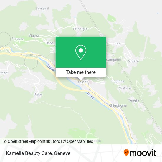 Kamelia Beauty Care map