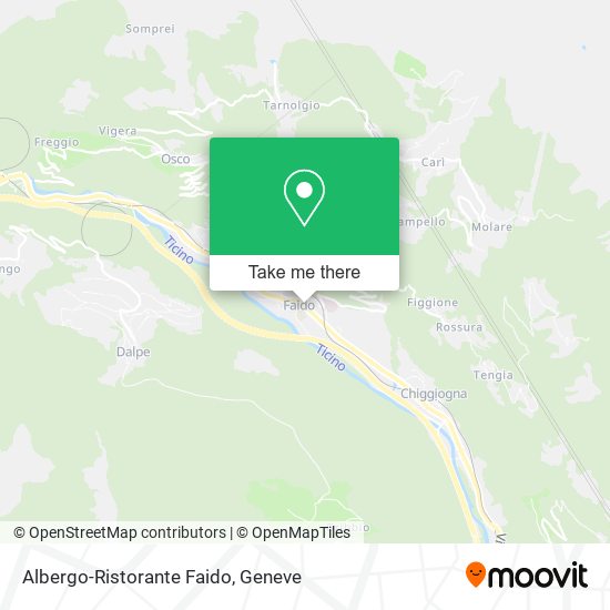 Albergo-Ristorante Faido map