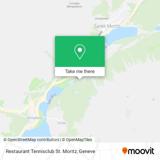 Restaurant Tennisclub St. Moritz map