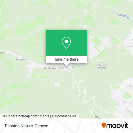 Passion Nature map