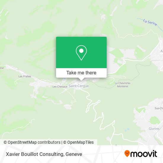 Xavier Bouillot Consulting map