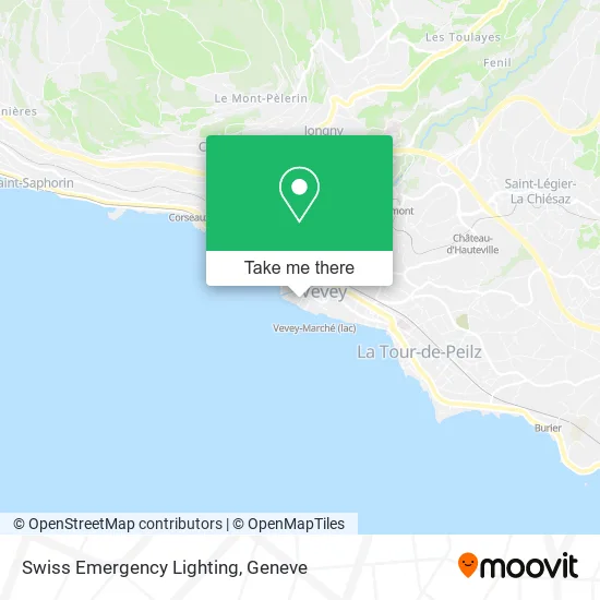 Swiss Emergency Lighting map