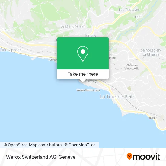 Wefox Switzerland AG map