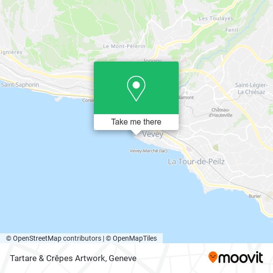 Tartare & Crêpes Artwork map