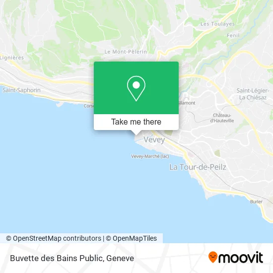 Buvette des Bains Public map