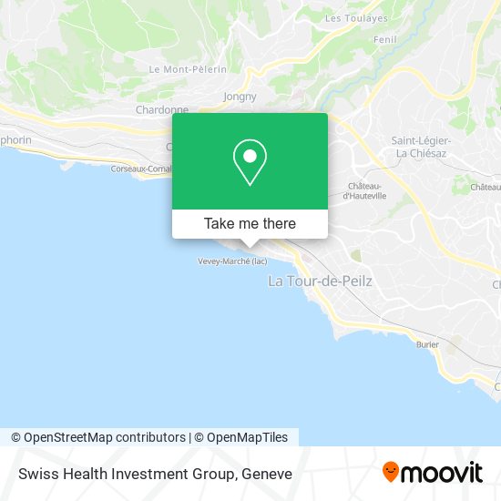 Swiss Health Investment Group map