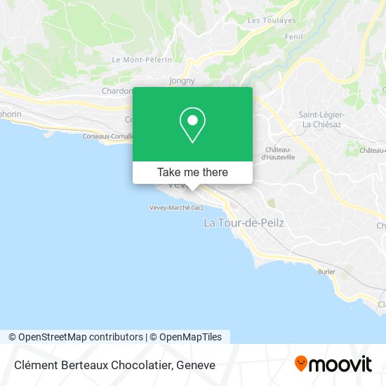 Clément Berteaux Chocolatier map