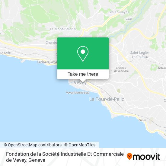 Fondation de la Société Industrielle Et Commerciale de Vevey map