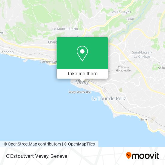 C'Estoutvert Vevey map