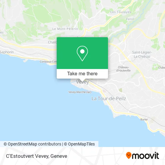 C'Estoutvert Vevey map