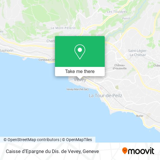 Caisse d'Epargne du Dis. de Vevey map