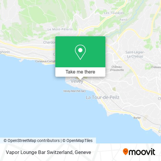 Vapor Lounge Bar Switzerland map