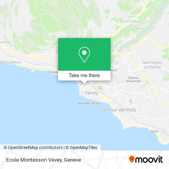 Ecole Montessori Vevey map