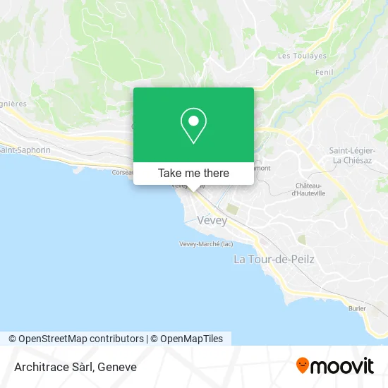 Architrace Sàrl map