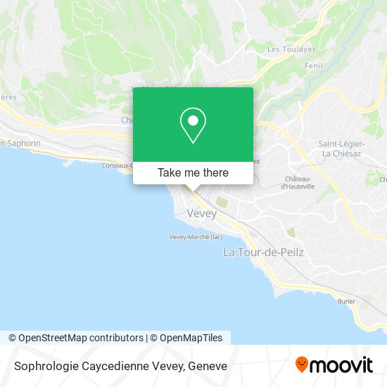 Sophrologie Caycedienne Vevey map