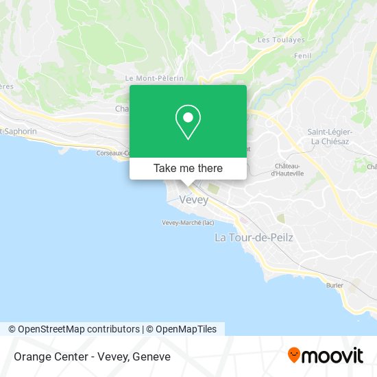 Orange Center - Vevey map