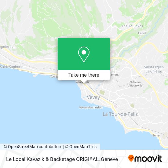 Le Local Kavazik & Backstage ORIGIᴻAL map