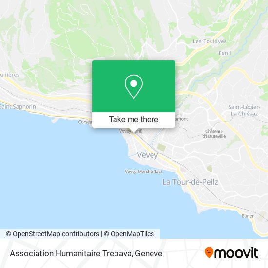 Association Humanitaire Trebava map