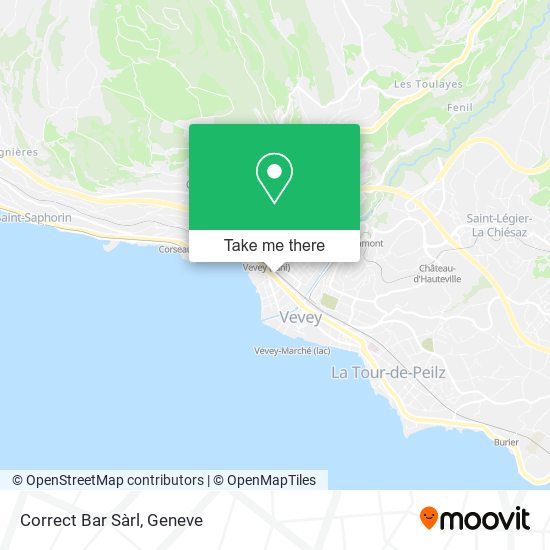 Correct Bar Sàrl map