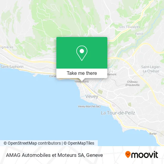 AMAG Automobiles et Moteurs SA map