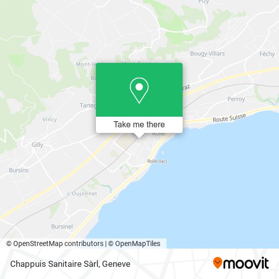 Chappuis Sanitaire Sàrl map