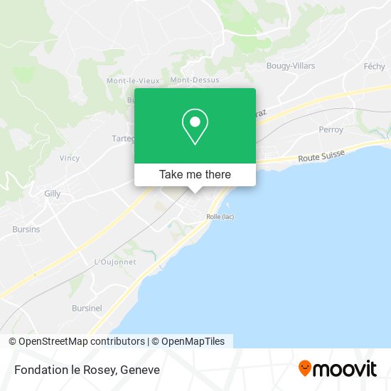 Fondation le Rosey map