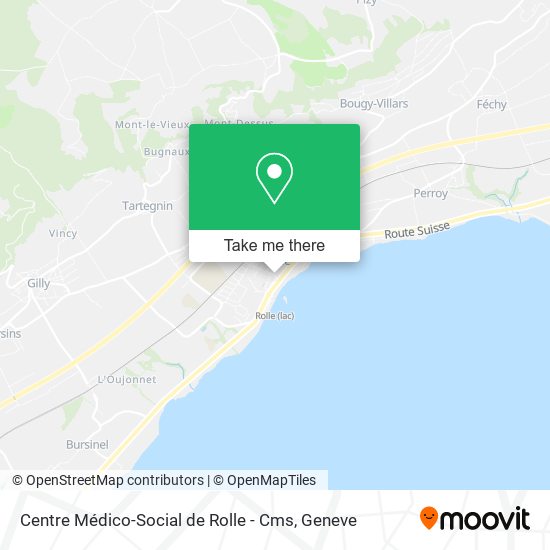 Centre Médico-Social de Rolle - Cms map