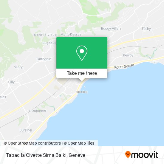 Tabac la Civette Sima Baiki map