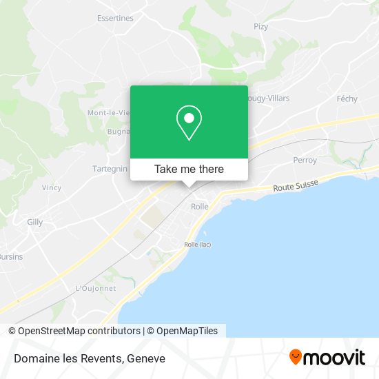 Domaine les Revents map