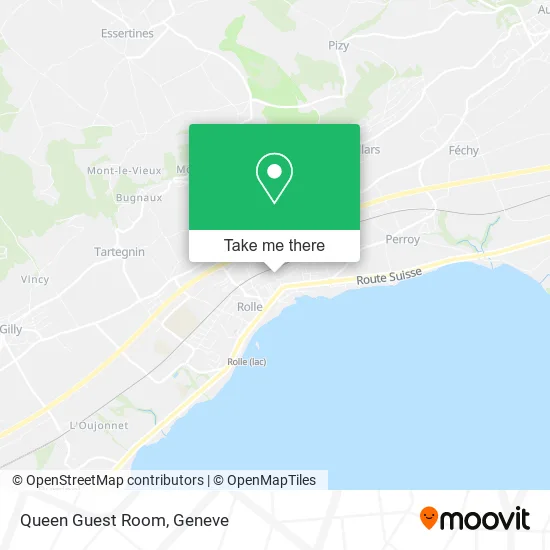 Queen Guest Room map