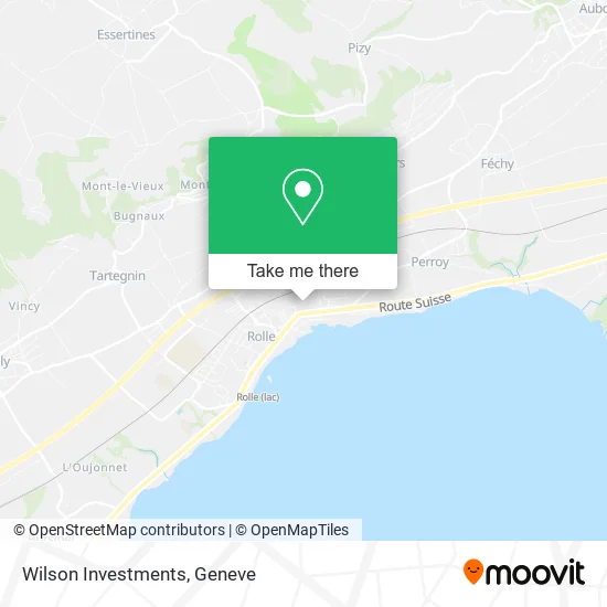 Wilson Investments map