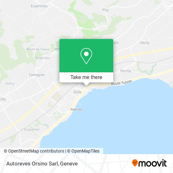 Autoreves Orsino Sarl map