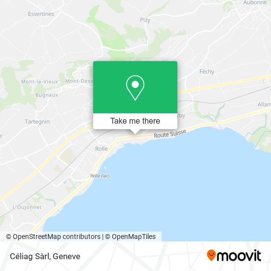 Céliag Sàrl map