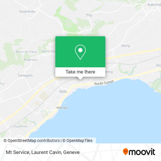 Mt Service, Laurent Cavin map