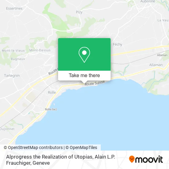 Alprogress the Realization of Utopias, Alain L.P. Frauchiger map